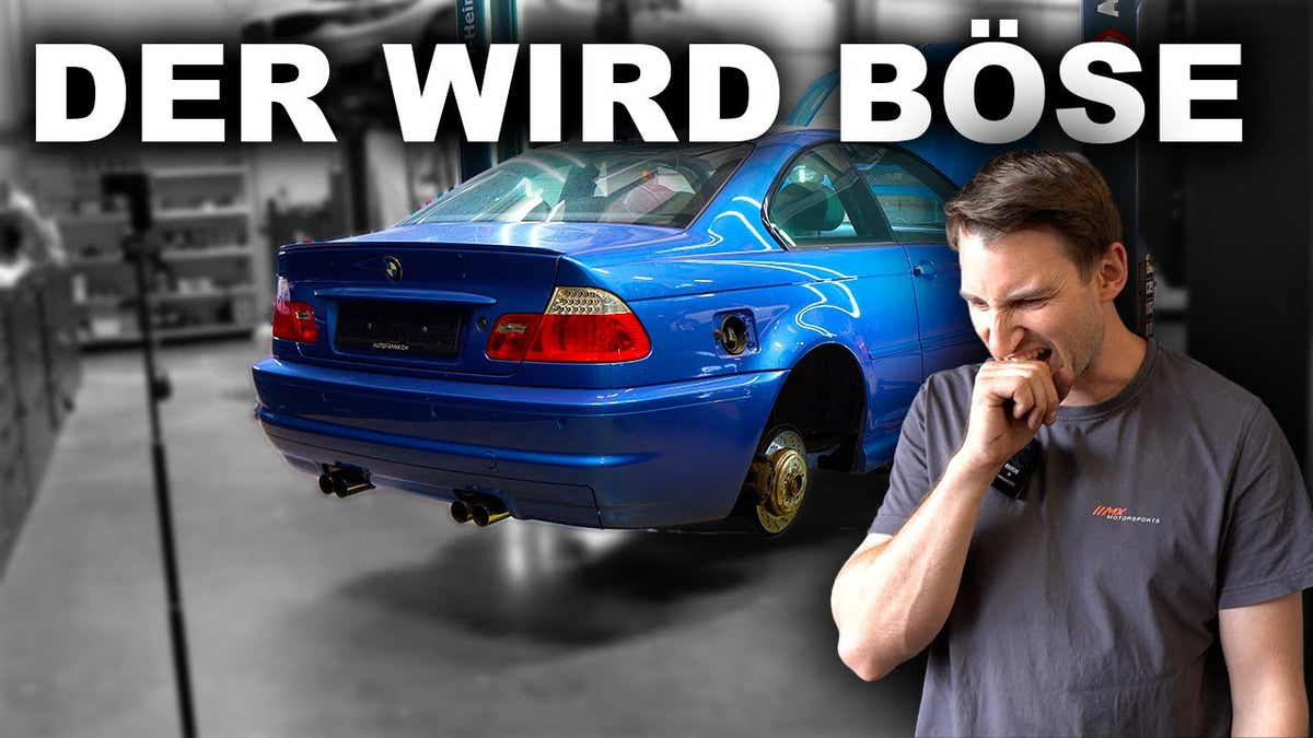 E46 M3 mit CSL-Optik in Estorilblau