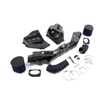 Dinan Carbon-Ansaugung (Cold Air Intake) für BMW M2 G87, M3 G80/G81 und M4 G82/G83, Lieferumfang mit Filtern, Luftführungen und Schläuchen