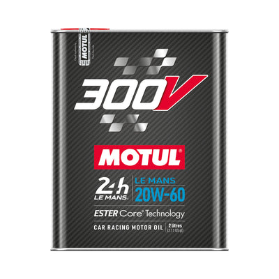 Motul 300V Le Mans 20W-60 Rennsport-Motoröl, 2-Liter-Dose – Vorderansicht