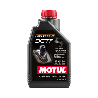 Motul High Torque DCTF Doppelkupplungsgetriebeöl für BMW M-DKG, 1-Liter-Flasche – Vorderansicht