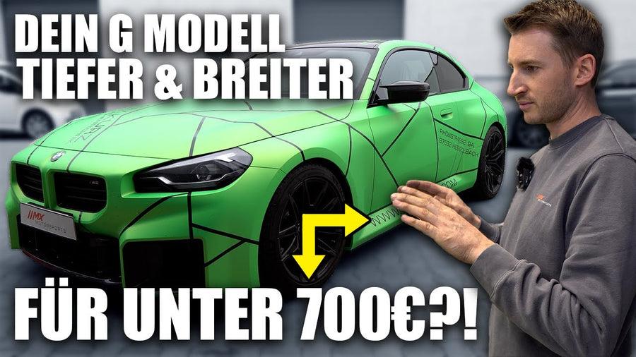 BMW G87 M2 tiefer und breiter mit H&R-Federn und Spurplatten – Video von MX Motorsports