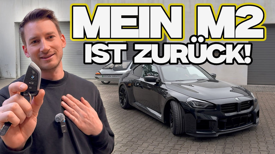 BMW M2 G87 beim Testfitting einer neuen Frontlippe – Video von MX Motorsports
