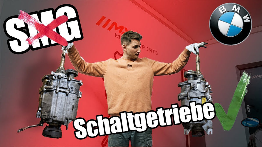 Getriebe eines BMW E46 M3 beim Umbau von SMG auf Handschaltung – Video von MX Motorsports
