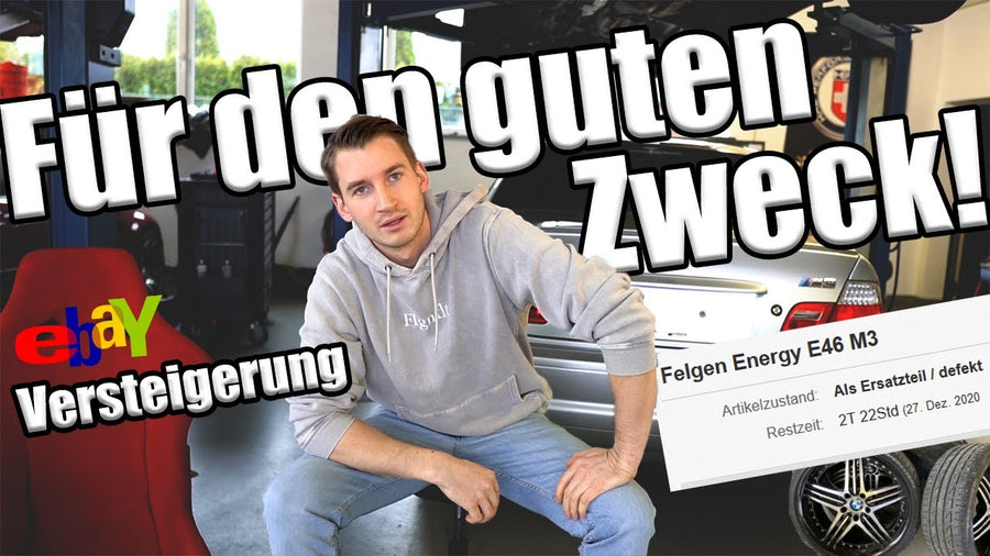 Weihnachtsvideo 2020 von MX Motorsports: Spendenaktion mit Sitzen und Felgen aus einem Japan-E46 M3