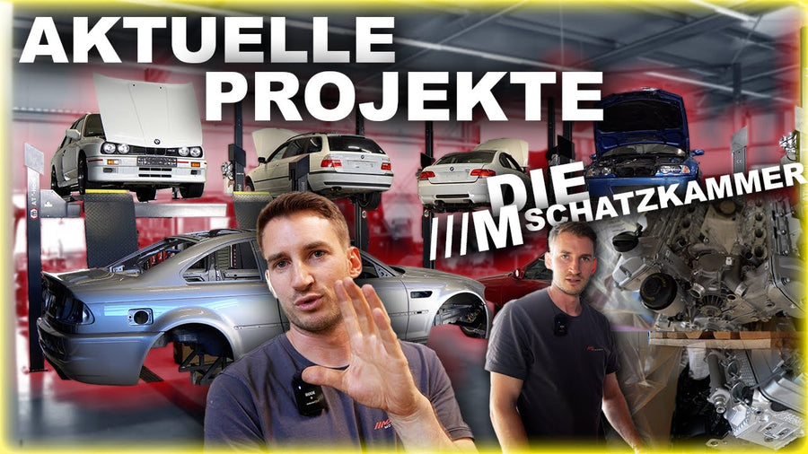 Neuer S65-Motor und E46-M3-Achsteile in der Werkstatt – Video von MX Motorsports