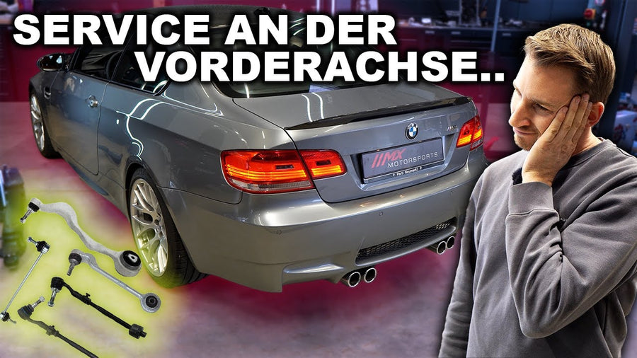 BMW E92 M3 Japan-Import mit Handschaltung – Video von MX Motorsports zum Vorderachs-Refresh