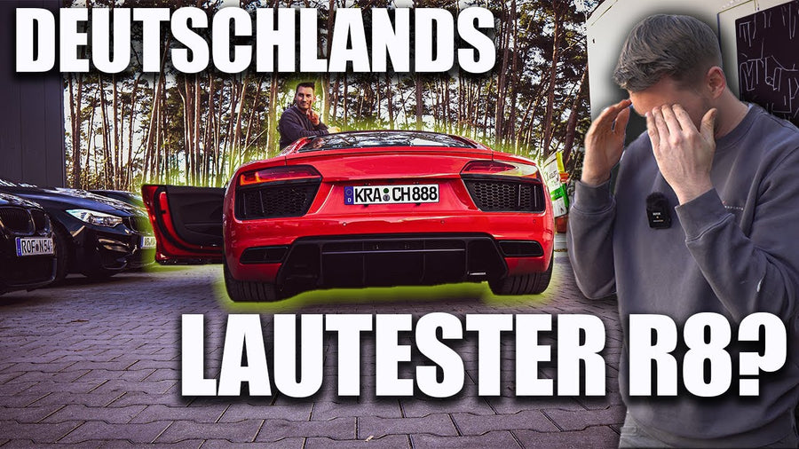 Roter Audi R8 V10 in der Werkstatt von MX Motorsports – Video von MX Motorsports