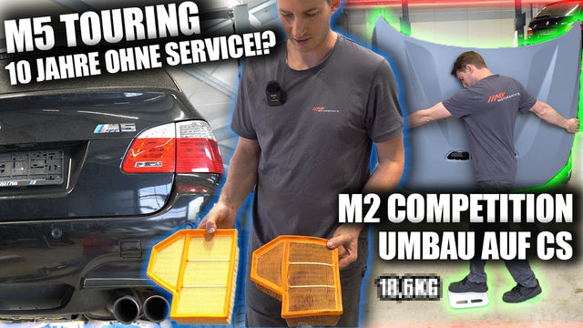 BMW E61 M5 Touring nach Jahren ohne Ölservice in der Werkstatt – Video von MX Motorsports