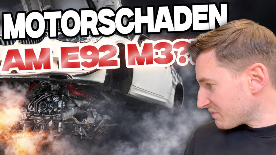 Weißer BMW E92 M3 für die Rennstrecke in der Werkstatt – Video von MX Motorsports