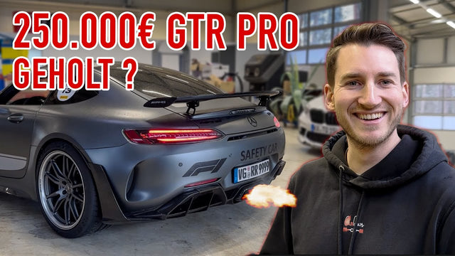 Mercedes-AMG GT R Pro auf dem Trailer vor der neuen Halle – Video von MX Motorsports