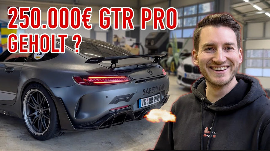 Mercedes-AMG GT R Pro auf dem Trailer vor der neuen Halle – Video von MX Motorsports