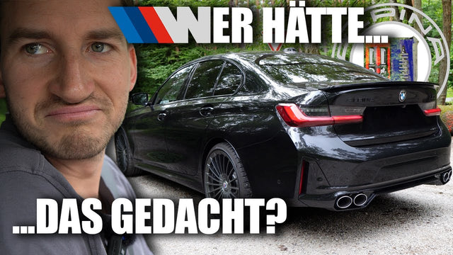 Schwarzer Alpina B3 Limousine mit S58 in der Werkstatt – Video von MX Motorsports