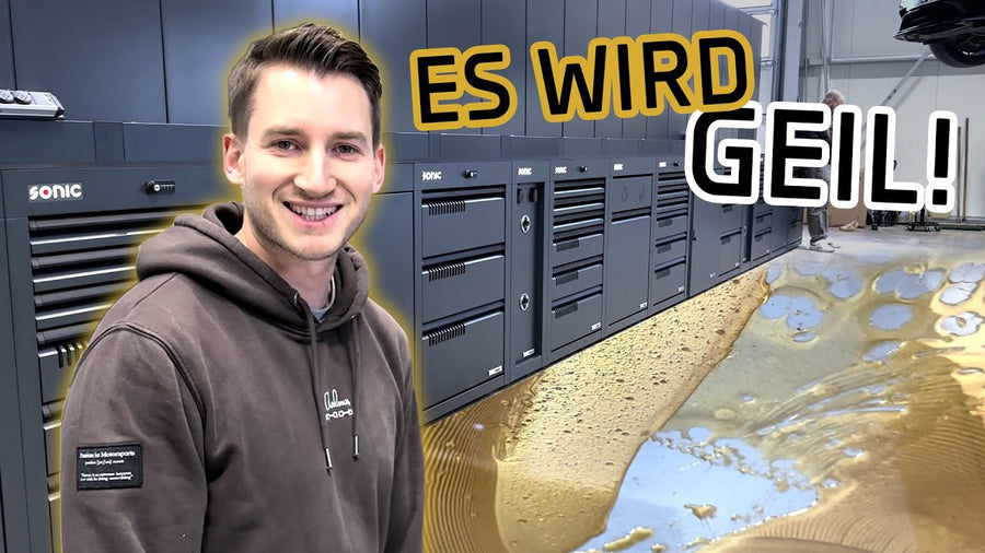 Aufbau der Sonic-Werkbankwand in der Werkstatt von MX Motorsports – Video von MX Motorsports