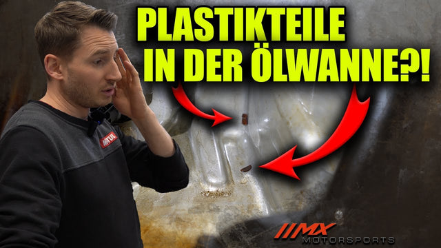 Ausgebaute Steuerkettenschienen eines BMW 435i mit N55-Motor – Video von MX Motorsports