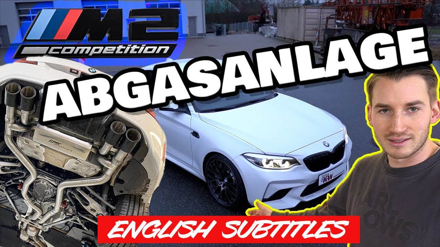 BMW M2 Competition F87 mit MxM-Abgasanlage ab OPF und KW-Gewindefedern – Video von MX Motorsports