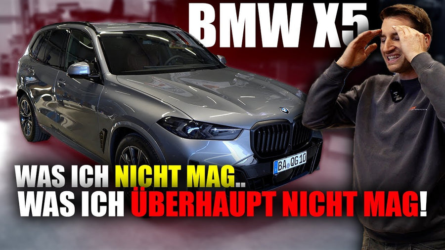 Max mit seinem BMW X5 G05 LCI in der Werkstatt – Video von MX Motorsports