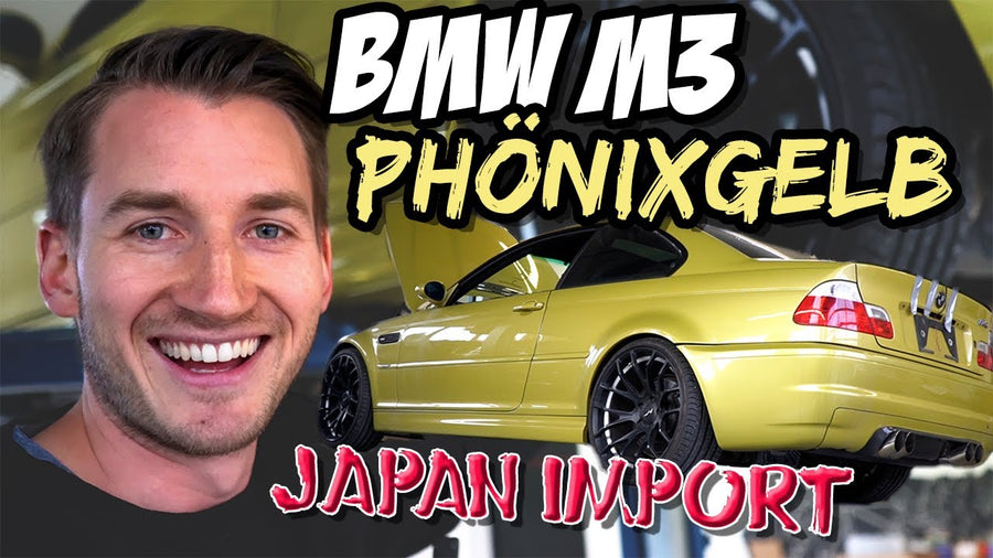 Phönixgelber BMW E46 M3 aus Japan in der Werkstatt – Video von MX Motorsports