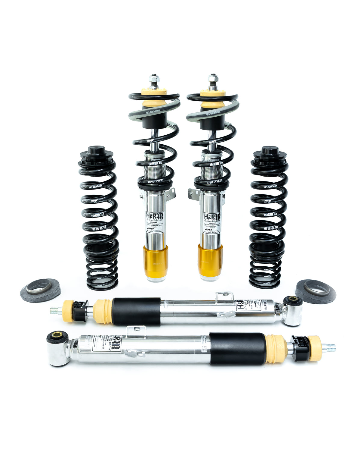 MxM × H&R DCS+ Gewindefahrwerk für BMW M2 G87, M3 G80/G81 und M4 G82/G83, kompletter Satz