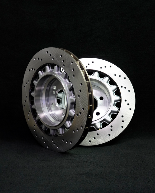 Original BMW M Bremsscheiben hinten, gelocht, für BMW M3 G80/G81 und M4 G82/G83