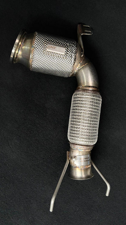 MxM ECE 200-Zellen 70mm Downpipe B48 BMW F40 M135i MINI Cooper Works