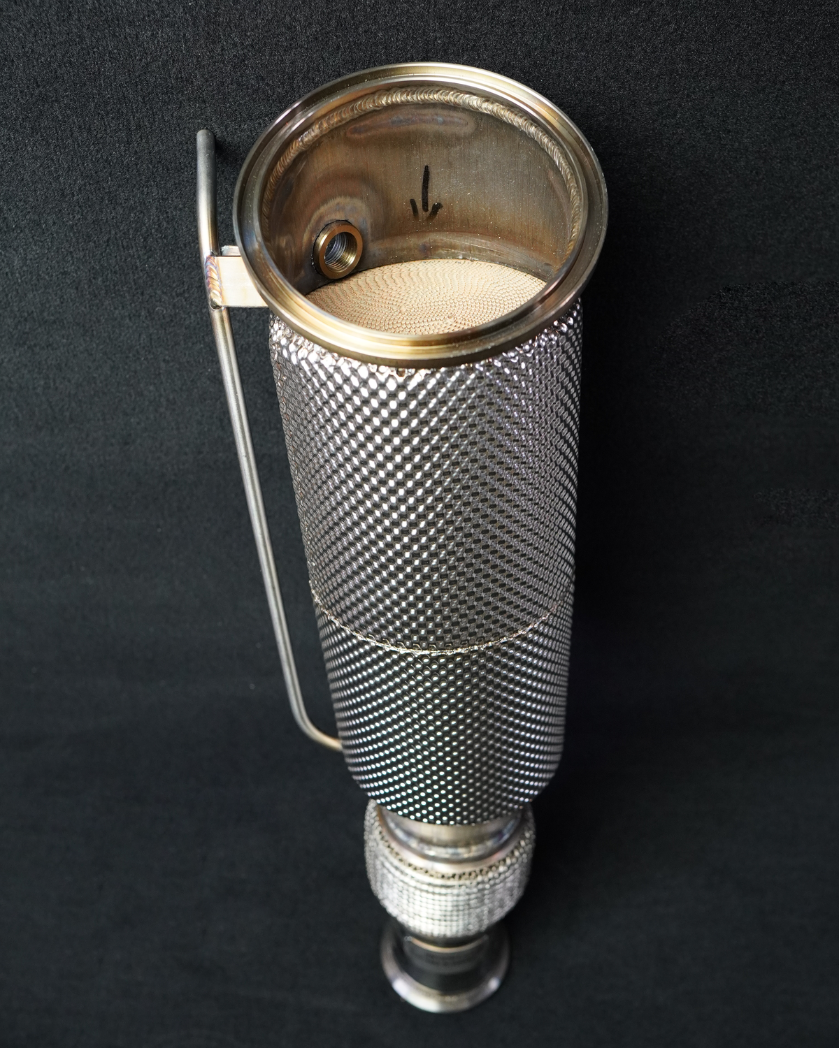 114mm Downpipe mit 200 Zellen Sport-Kat. B58 BMW G20/G21 G42 M240i M340i M340ix