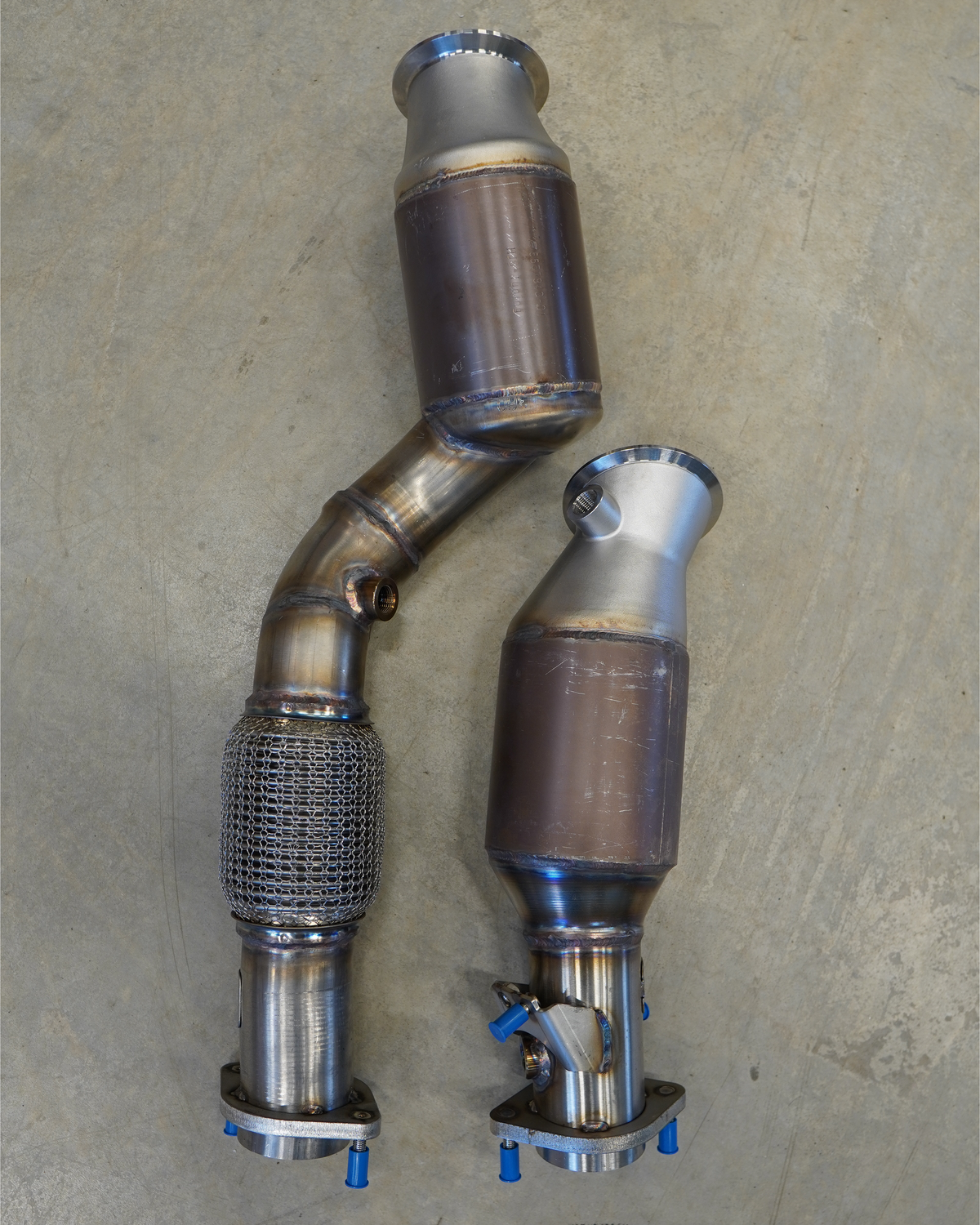 HJS 90822060  Edelstahl Downpipe Ø76mm BMW M2 M3 M4 G80 G81 G82 G87, inkl. Competition, Bj. ab 2020