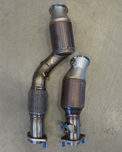 HJS 90822060  Edelstahl Downpipe Ø76mm BMW M2 M3 M4 G80 G81 G82 G87, inkl. Competition, Bj. ab 2020