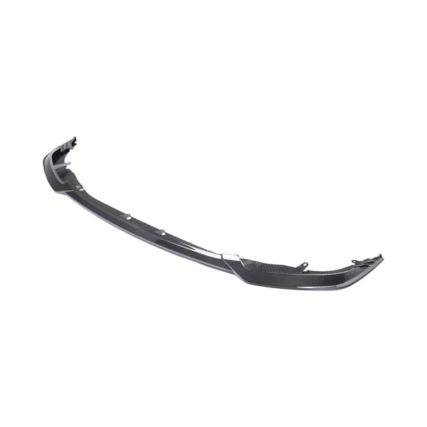 Alpha-N Carbon-Frontsplitter Clubsport für BMW M2 G87, Schrägansicht des Carbon-Teils