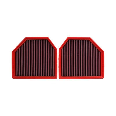 BMC Sportluftfilter FB647/20 im Satz für BMW M2 Competition, M3 F80 und M4 F82 (S55) – beide Filter von vorn