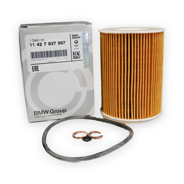 BMW Original-Ölfilter 11427837997 für BMW M3 E90/E92/E93 mit S65-Motor, mit Dichtringen