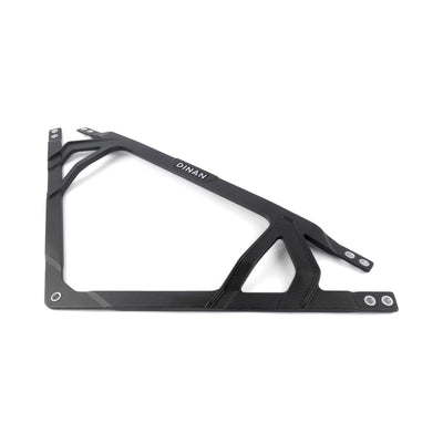 Dinan Carbon-Domstrebe (Strebenkreuz) matt für BMW M2 G87, M3 G80/G81 und M4 G82/G83 – Schrägansicht
