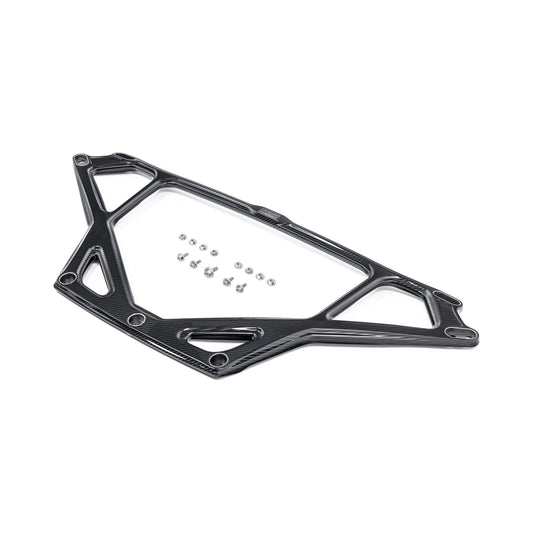 Eventuri Carbon-Domstrebe glänzend für BMW M2 G87, M3 G80/G81 und M4 G82/G83 – Schrägansicht