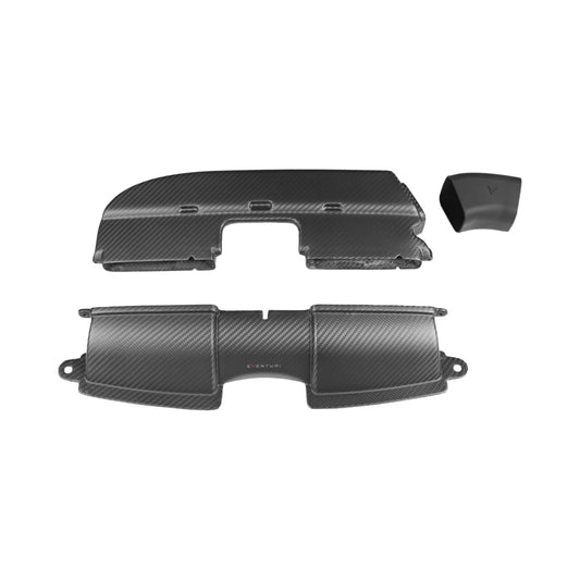 Eventuri Carbon-Luftführungen (Ducts) für BMW M3 E90/E92/E93 in Matt, komplettes Set