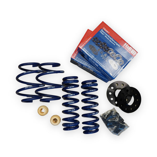 H&R Fahrdynamik-Paket Street+ für BMW M2 G87, M3 G80/G81 und M4 G82/G83: Federn, Spurplatten und Anschlagpuffer