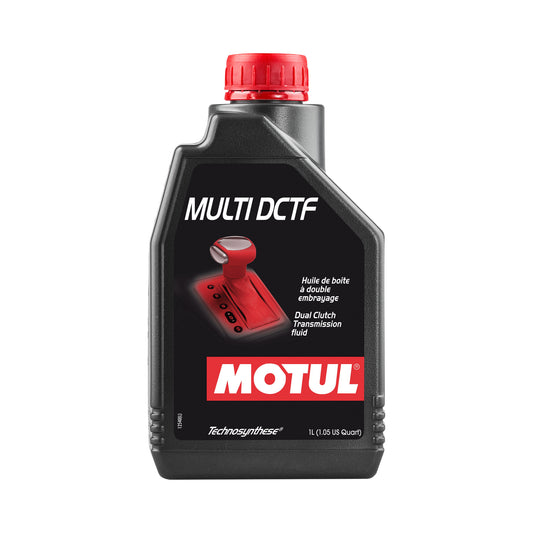 Motul Multi DCTF Doppelkupplungsgetriebeöl, 1-Liter-Flasche – Vorderansicht