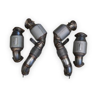 MxM ECE Downpipes S63 für BMW M5 F90, M8 F91/F92/F93, X5 M F95 und X6 M F96